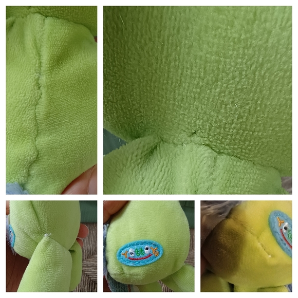 Yottoy Mo Willems Knuffle Bunny Plush Green 8" Small Stuffed Animal Toy 2004 - Picture 11 of 11